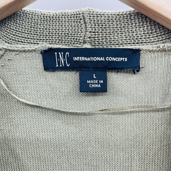 INC International Concepts Womens Large Cascade Open-Front Cardigan Sweater $69 - Picture 5 of 7